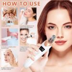 Digital Blackhead Remover Vacuum – Electric Pore Cleaner & Acne Remover Facial Tool